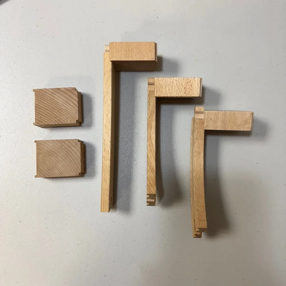 THOMAS TRAIN Wooden Joinery Tracks 5 Pc Set Accessory Toy Play Elevated Part